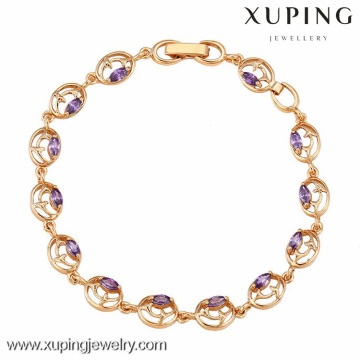 73109 Xuping Fashion Woman Bracelet con chapado en oro